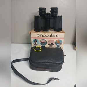 Vintage Mercury binoculars in original box and case,model 1110,8x30